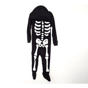 Modern Kids Skeleton Sleepwear Set Black 24 Months Halloween